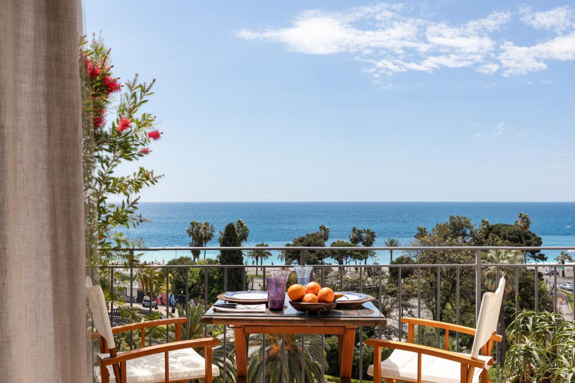 Unique Sea View Apartment, Center, 100M2 Ницца Экстерьер фото
