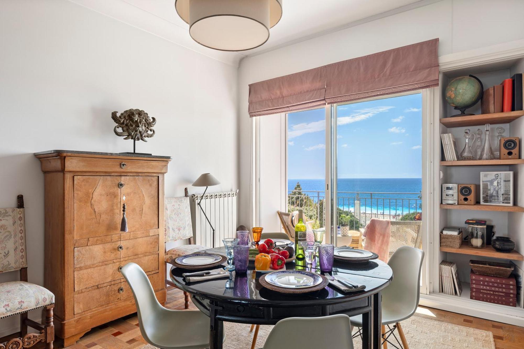 Unique Sea View Apartment, Center, 100M2 Ницца Экстерьер фото